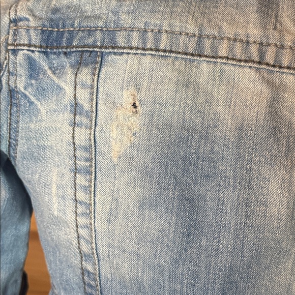 Distressed Jean Jacket - Picture 3 of 4